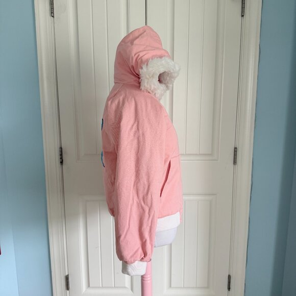 Kawaii Warm Pastel Pink Moon Bow Jacket - Picture 5 of 10